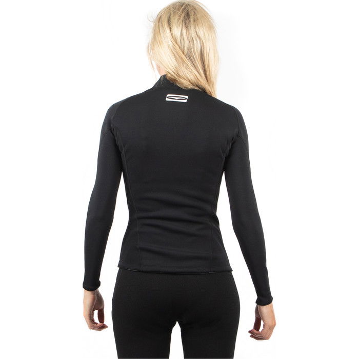 2024 Gul Womens Code Zero 1mm Thermo Top AC0112/C2  - Black